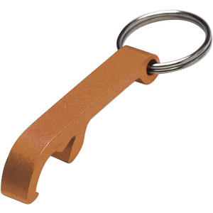 ALVAR kovový otvárač / prívesok na kľúče, oranžová