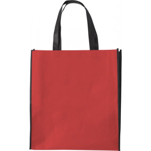 ASUKA dvojfarebná taška z netkanej textílie, červená