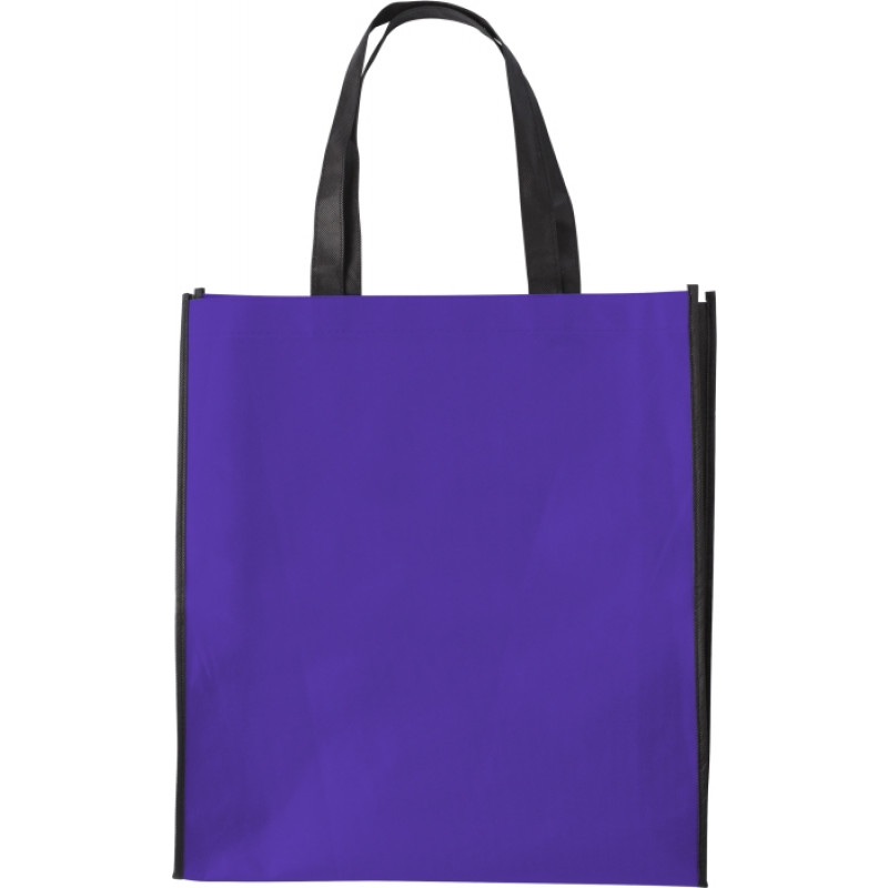 ASUKA dvojfarebná taška z netkanej textílie, fialová