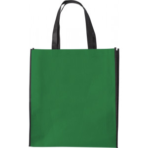 ASUKA dvojfarebná taška z netkanej textílie, zelená