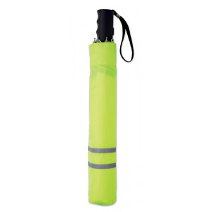 AZRAKEL automatický skladací dáždnik s reflexným prvkom, zelená