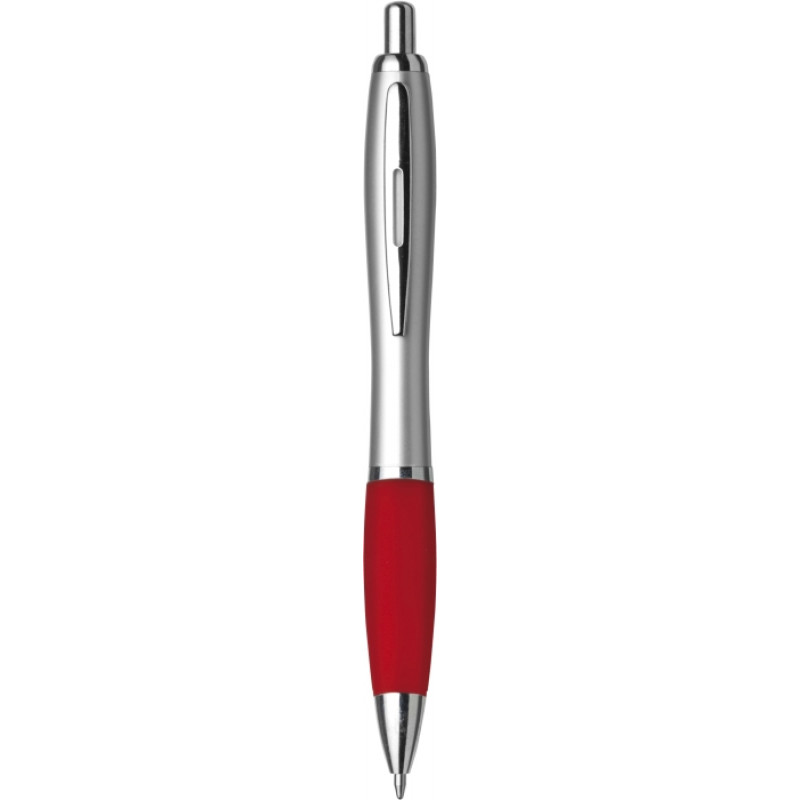 BANKER plastové guličkové pero (modrá n.), červená