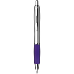BANKER plastové guličkové pero (modrá n.), fialová