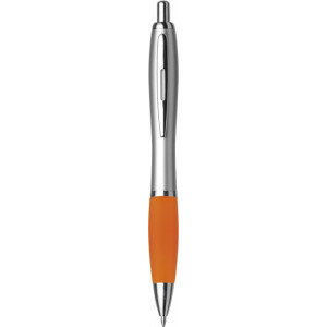 BANKER plastové guličkové pero (modrá n.), oranžová
