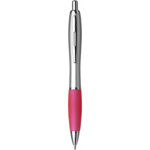 BANKER plastové guličkové pero (modrá n.), ružová