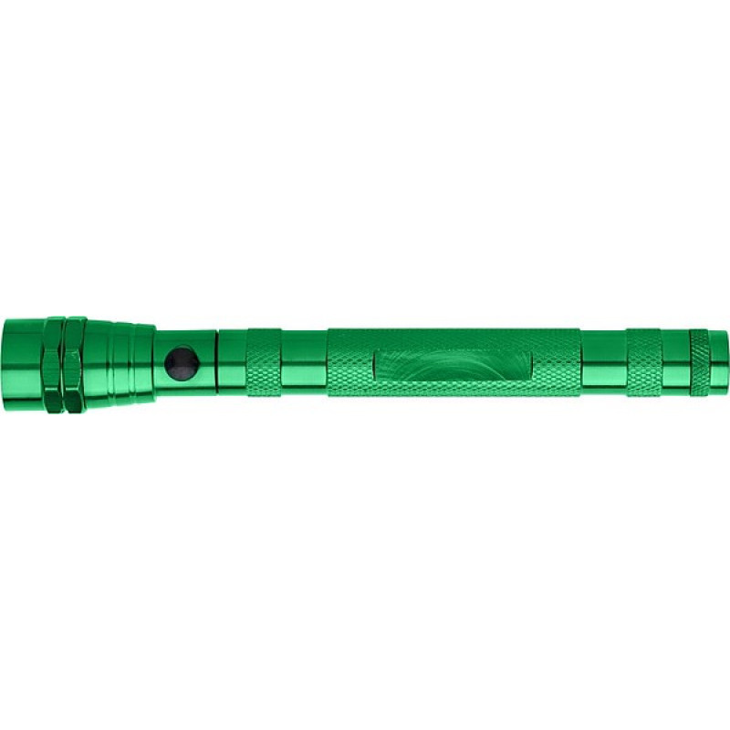 BENJI hliník.teleskopická 3 LED baterka, zelená