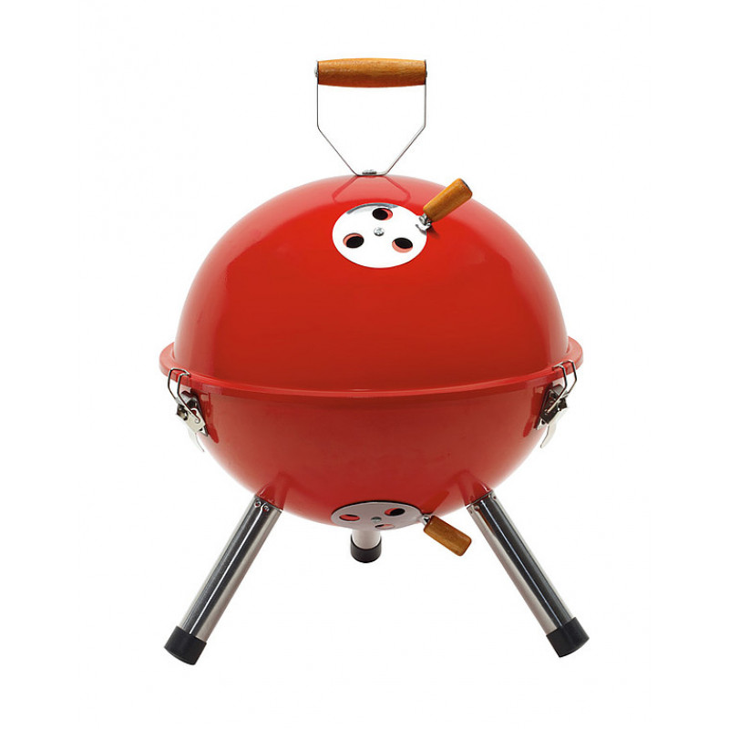 COOKOUT Malý kulatý gril, červený