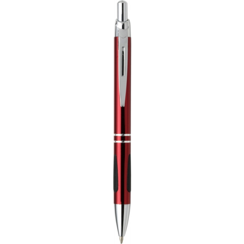 FUNGUS kovové guličkové pero (modrá n.), červená