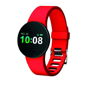 FURBO Štýlové športové hodinky s tlakomerom, červená