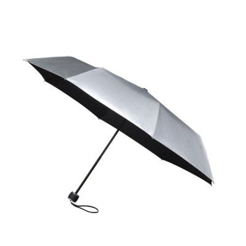 GRANADOS skladací dáždnik v puzdre, strieborná/čierna