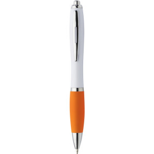 GRUMAN plastové guličkové pero (modrá n.), oranžová