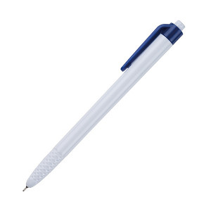 HAUSER CRYSTAL plastové guľ. pero (modrá náplň), modrá