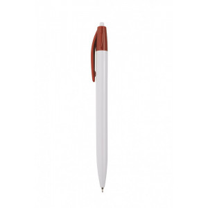 HAUSER EZEE CLICK plastové guličkové pero (modrá n.), červená