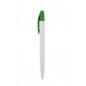 HAUSER EZEE CLICK plastové guličkové pero (modrá n.), zelená