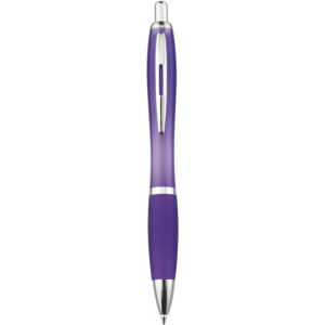 JORGE plastové guličkové pero (modrá n.), fialová
