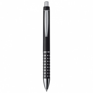 LANDRY plastové guličkové pero (modrá n.), čierna