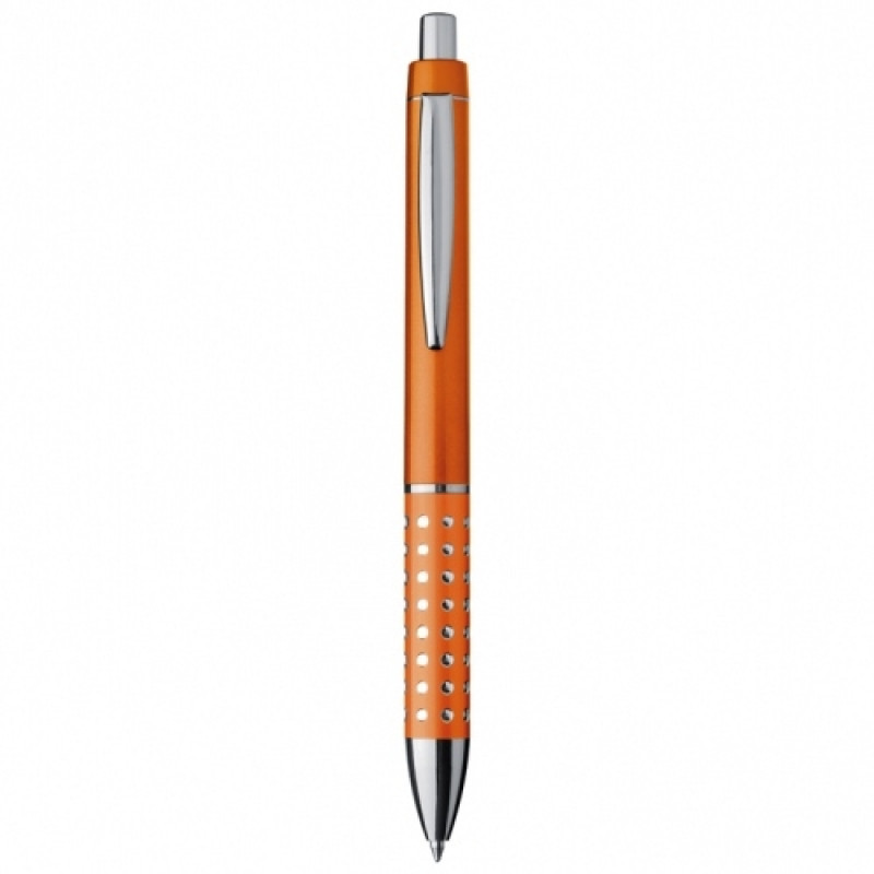 LANDRY plastové guličkové pero (modrá n.), oranžová