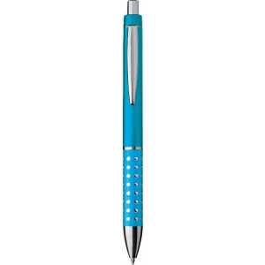 LANDRY plastové guličkové pero (modrá n.), svetlo modrá