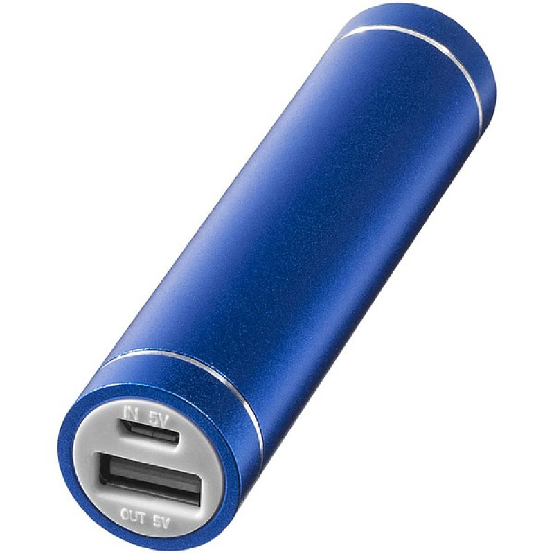 Malá plastová powerbanka 2200 mAh, červená