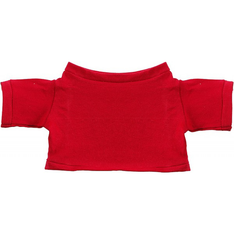 MINITRIČKO bavlnené tričko na plyšové zvieratko 20 cm, červená