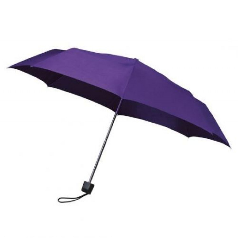 MUNCH skladací dáždnik, čierna konštrukcia, fialová