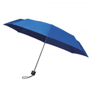 MUNCH skladací dáždnik, čierna konštrukcia, kráľovsky modrá