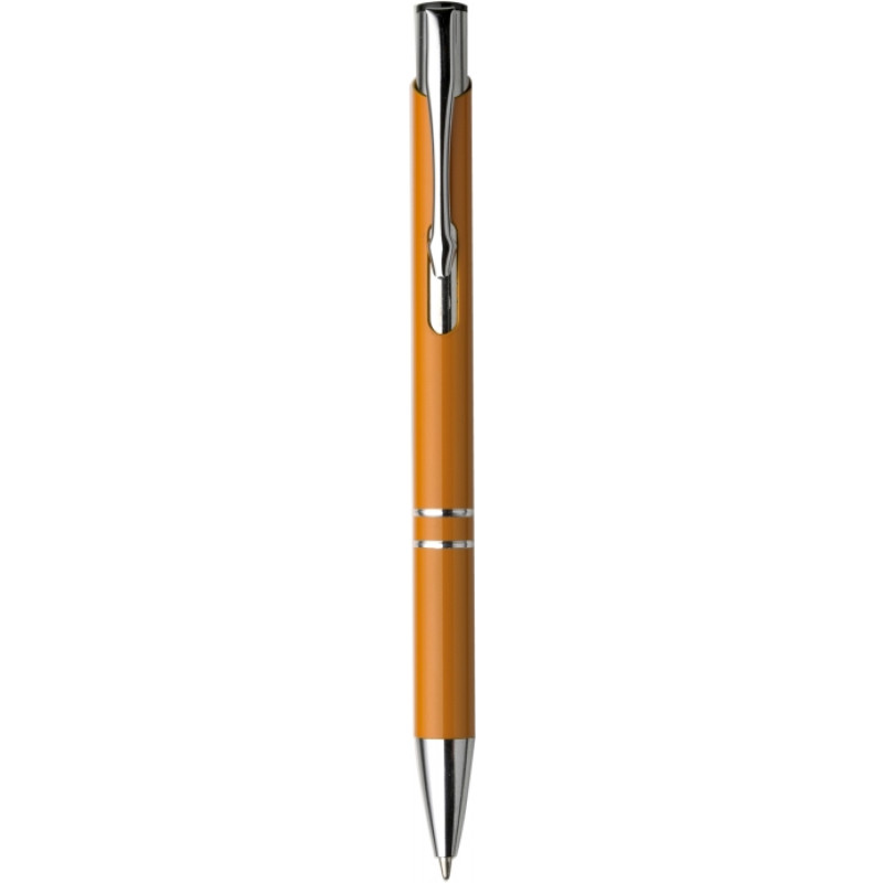 NILES kovové guličkové pero (modrá n.), oranžová