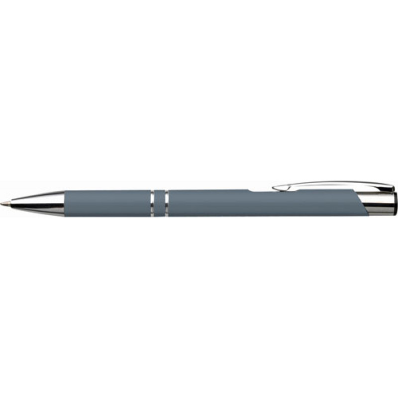 NILES kovové guličkové pero (modrá n.), sivá