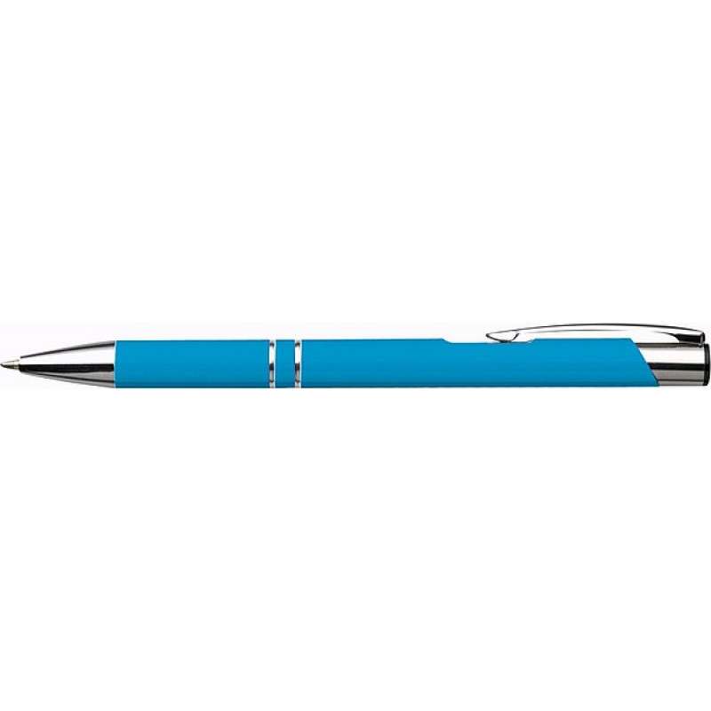 NILES kovové guličkové pero (modrá n.), svetlo modrá