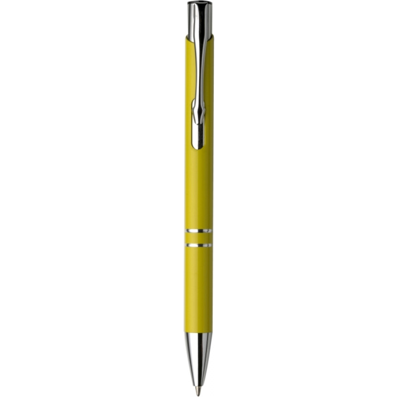 NILES kovové guličkové pero (modrá n.), žltá