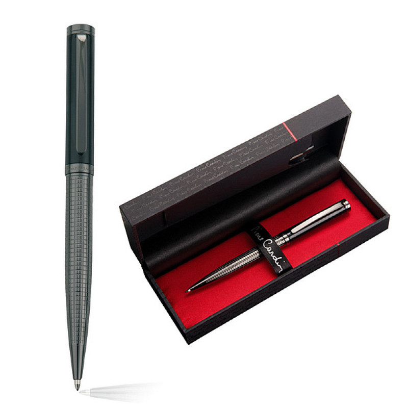 PIERRE CARDIN MARIGNY kovové guličkové pero (modrá n.), čierna