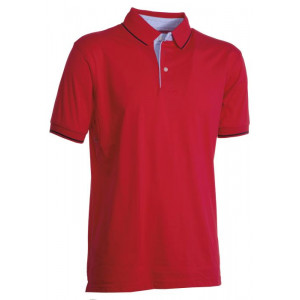 Polokošeľa PAYPER CAMBRIDGE červená/biela XXXL