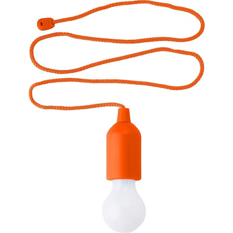 PULLER závesné svetlo v tvare žiarovky 1 LED, oranžová