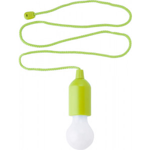 PULLER závesné svetlo v tvare žiarovky 1 LED, zelená
