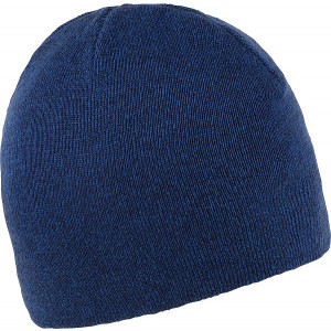 RIETA Univerzálna dvojito pletená zimná čiapka, tm. modrá