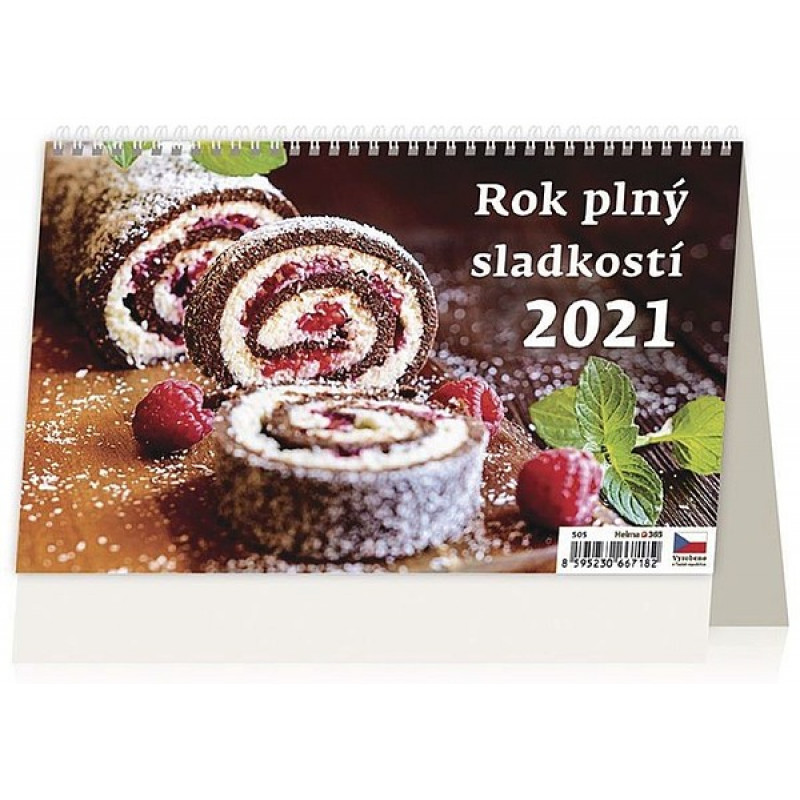 Rok plný sladkostí 2022, stolní kalendář