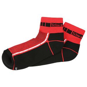 SCHWARZWOLF BIKE ponožky, červená, veľkosť 36-38