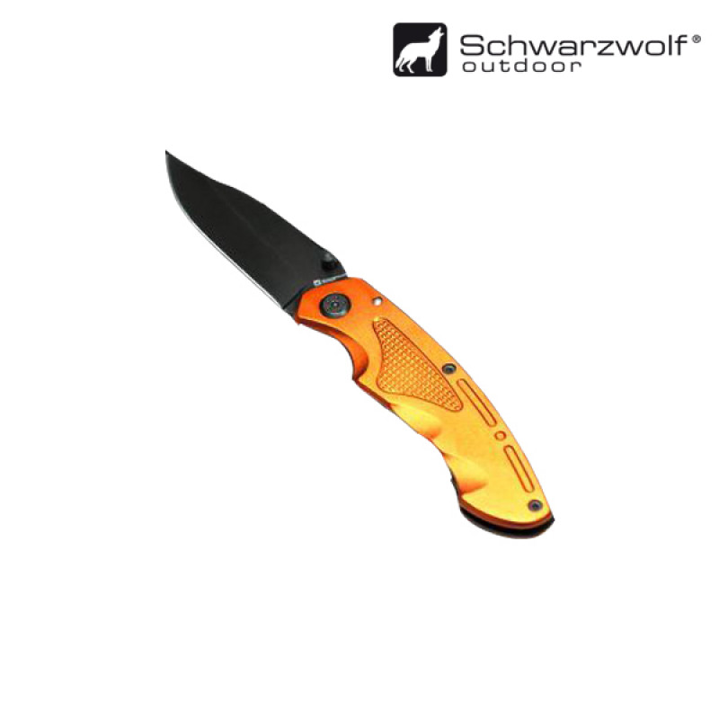 SCHWARZWOLF MATRIX zatvárací nôž, oranžová