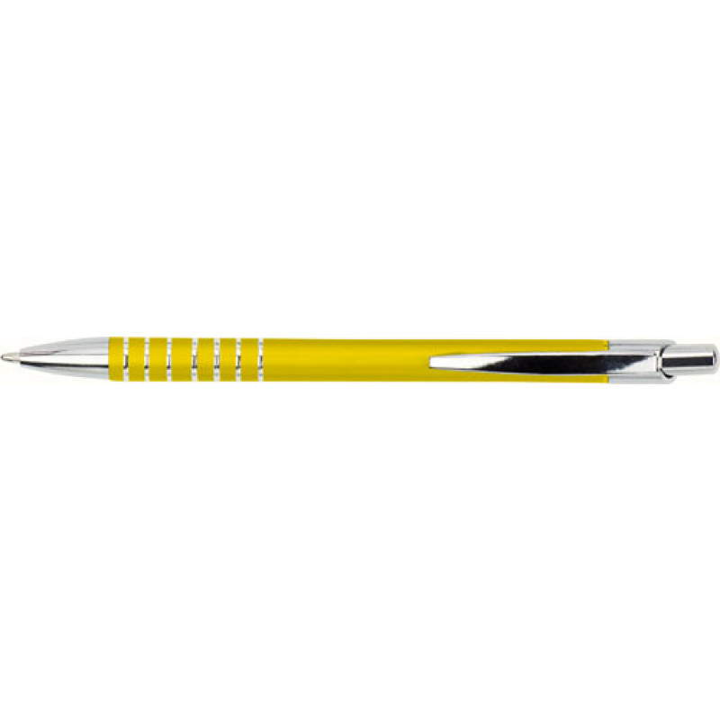 SERAK hliníkové guličkové pero (modrá n.), žltá