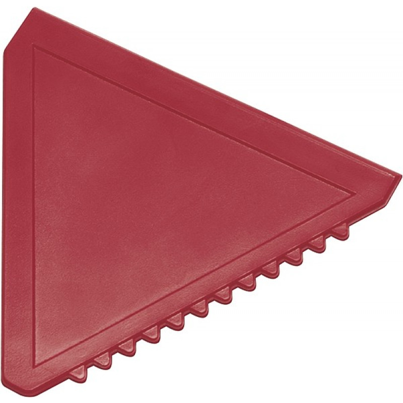 ŠKRABKA trojuholníková plastová autoškrabka, červená