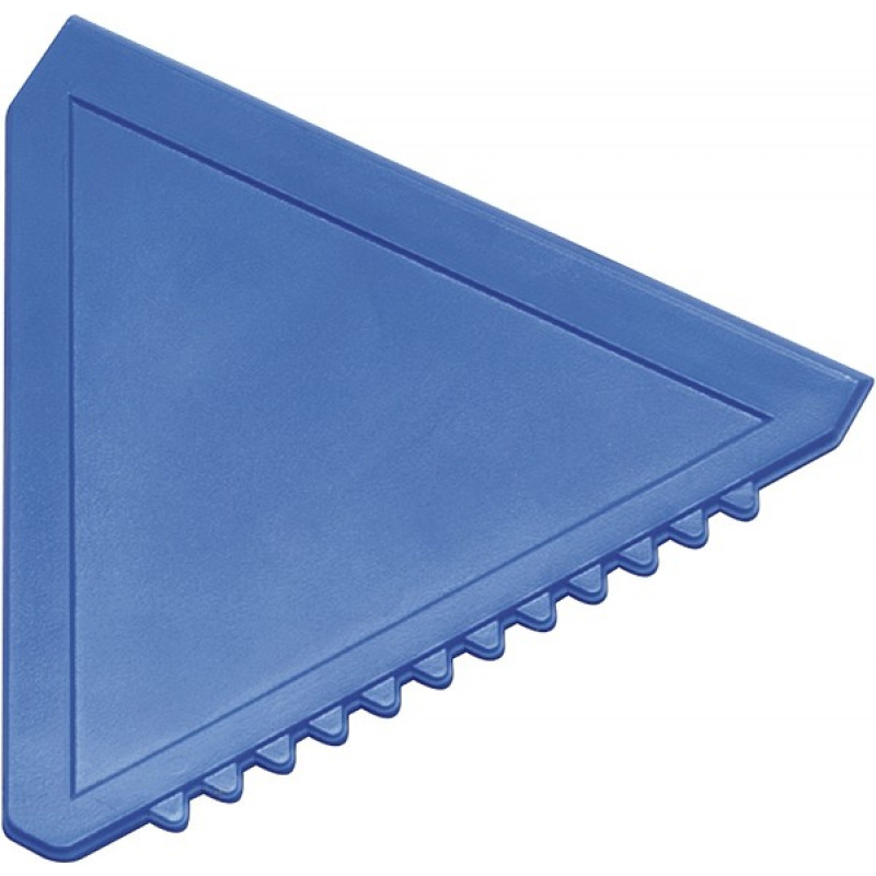 ŠKRABKA trojuholníková plastová autoškrabka, modrá