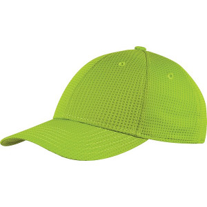 STÁZINKA Funkčná šesťpanelová čiapka s vystuženým čelom, zelená