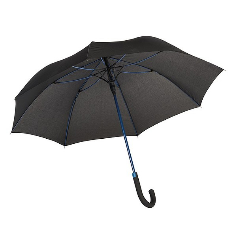 TELAMON automatický dáždnik, čierna/modrá