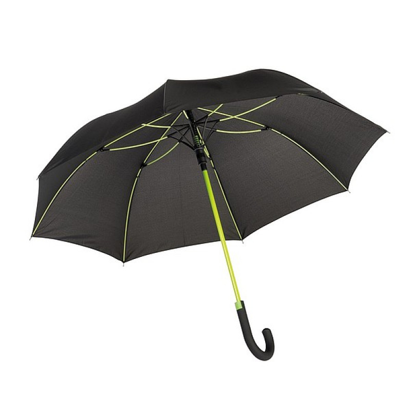 TELAMON automatický dáždnik, čierna/zelená