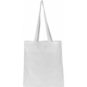 TOMAN bavlnená nákupná taška, biela