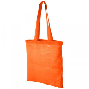 TOMAN bavlnená nákupná taška, oranžová