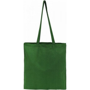 TOMAN bavlnená nákupná taška, tmavo zelená