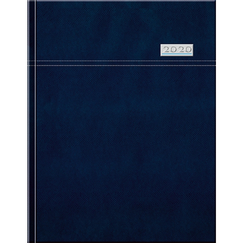 TOSCANA - MANAGER diár, 20,2 x 26 cm, 2020, modrá