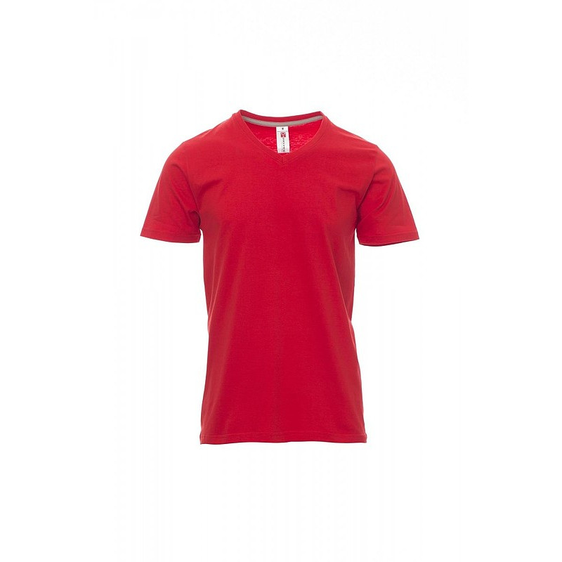 Tričko PAYPER V-NECK červená XL