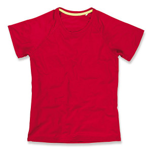 Tričko STEDMAN ACTIVE 140 RAGLAN WOMEN červená XL